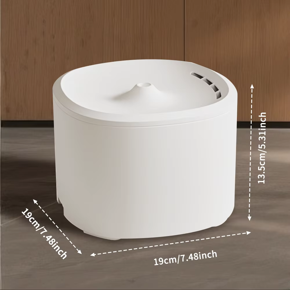 Cat Water Bowls Fountain - USB Powered Quiet Automatic Bowl  Cat Drinking Fountain Water Dispenser - for Kitten Puppy Dog Indoor Home Apartment Living Room Balcony