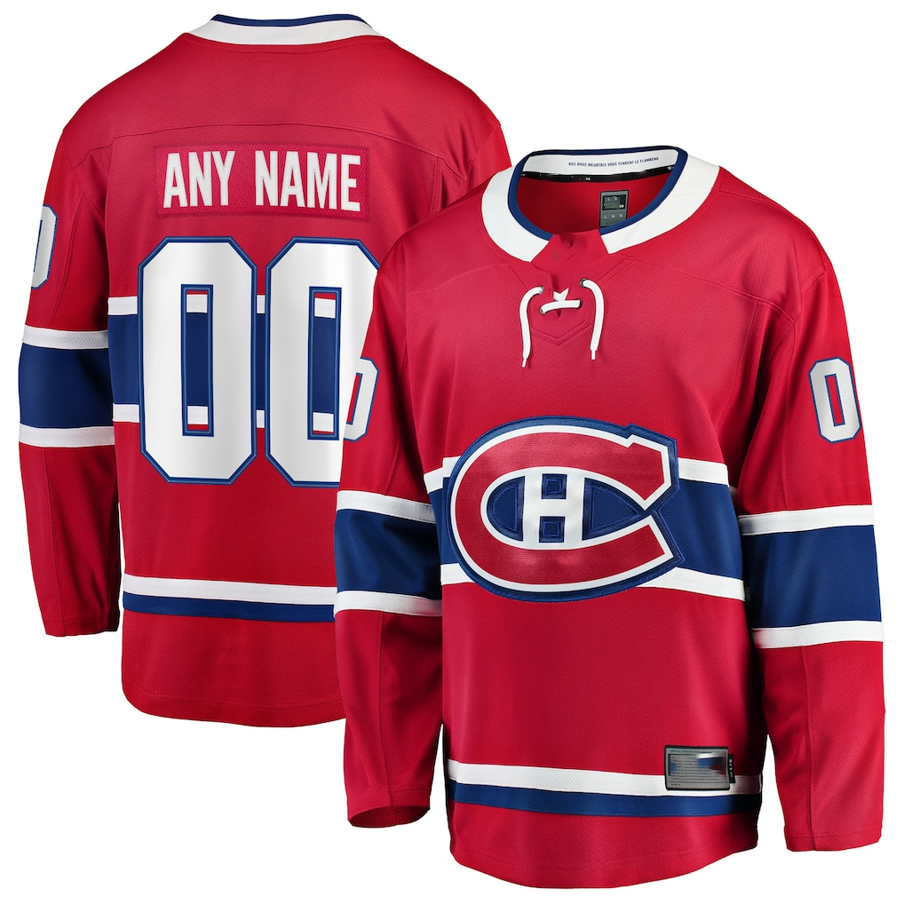 Kamcf Cheap M.Canadiens Red Home Breakaway Jerseys