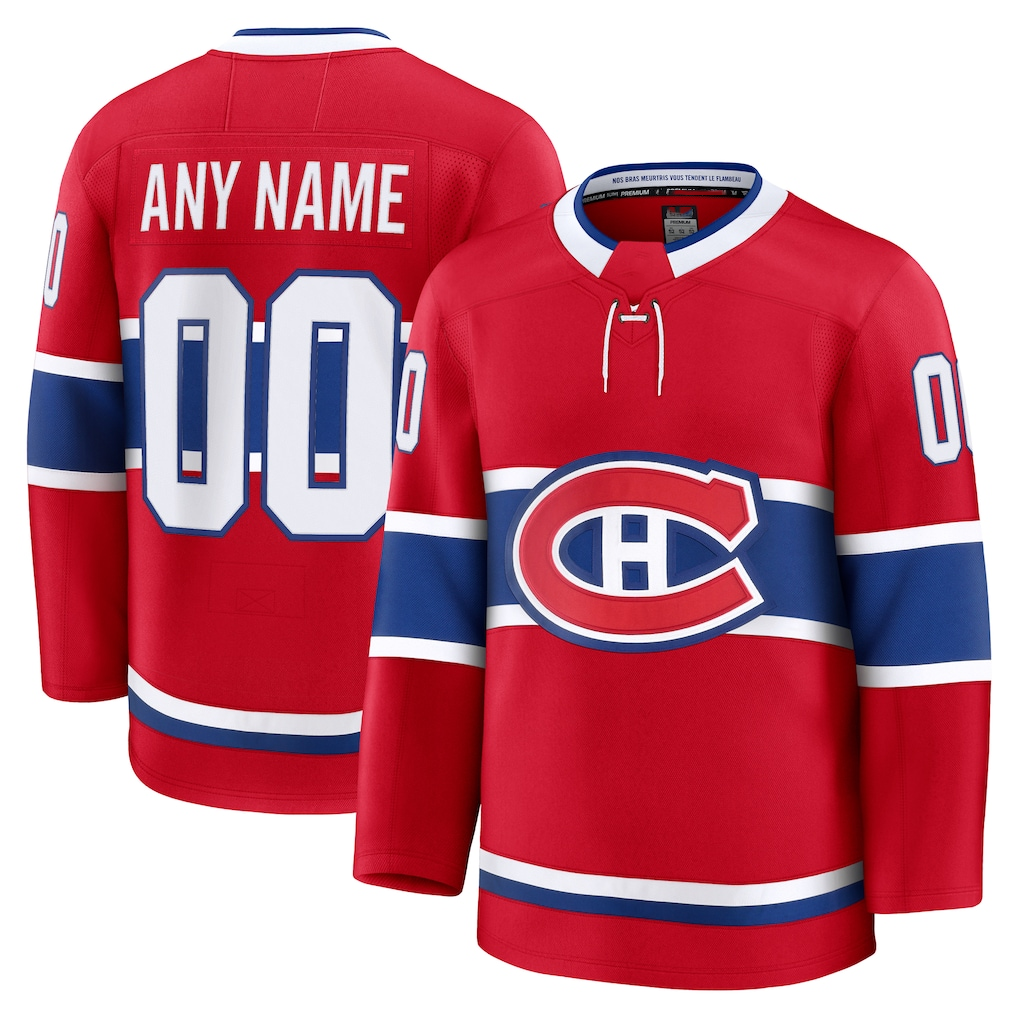 Kamcf Cheap M.Canadiens Red Home Premium Jerseys