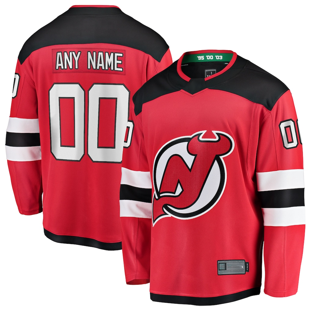 Kamcf Cheap NJ.Devils Red Home Breakaway Jerseys
