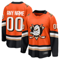 Kamcf Custom A.Ducks Orange Home Breakaway Jerseys