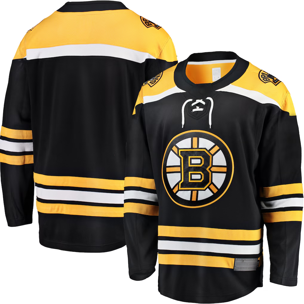 Kamcf Custom B.Bruins Black Home Premium Stitched Jersey