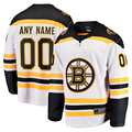 Kamcf Custom B.Bruins White Away Breakaway Stitched Jerseys
