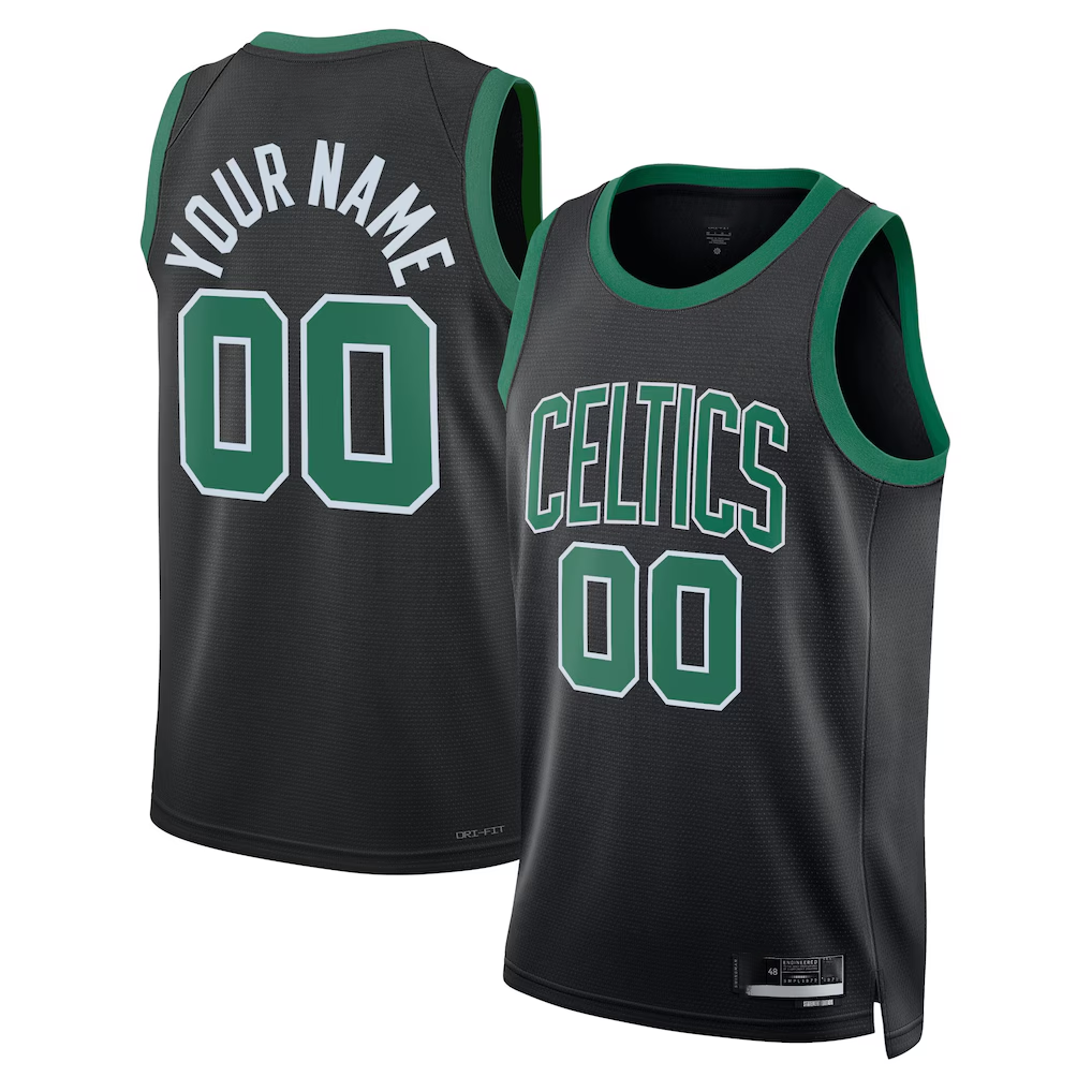 Kamcf Custom B.Celtics Black 202223 Swingman Jerseys - Statement Edition
