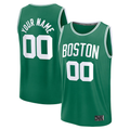 Kamcf Custom B.Celtics Kelly Green Fast Break Jerseys - Icon Edition