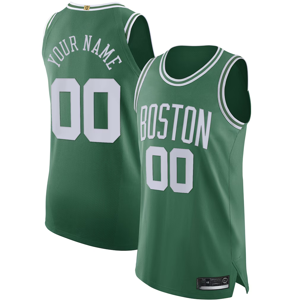Kamcf Custom B.Celtics Green 202021 Authentic Jerseys - Icon Edition