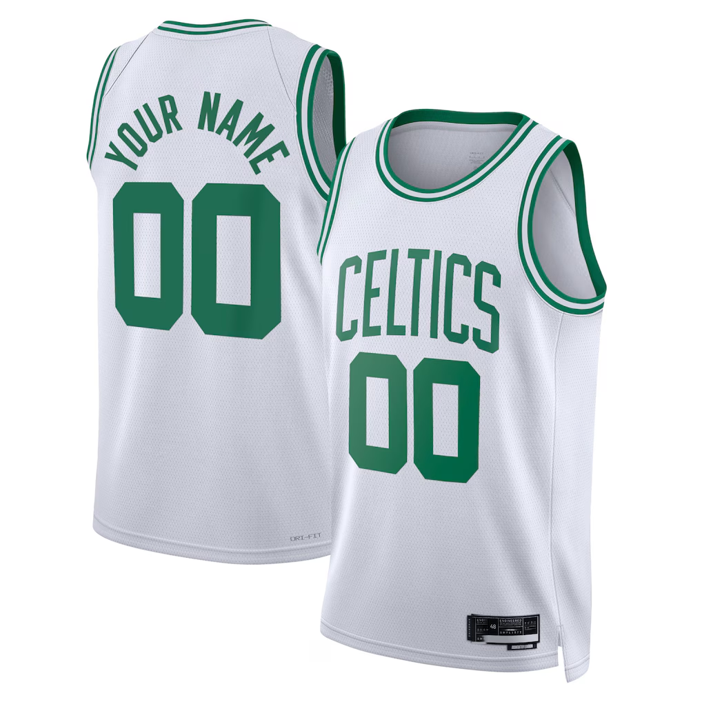 Kamcf Custom B.Celtics White Swingman Jerseys - Association Edition
