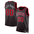 Kamcf Custom C.Bulls Black Swingman Jerseys - Statement Edition