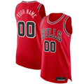 Kamcf Custom C.Bulls Red Authentic Jerseys - Icon Edition