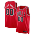 Kamcf Custom C.Bulls Red Swingman Jerseys - Icon Edition