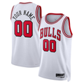 Kamcf Custom C.Bulls White Swingman Jerseys - Association Edition
