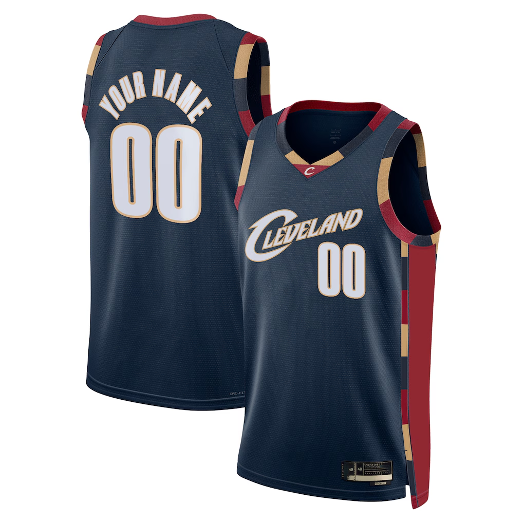 Kamcf Custom C.Cavaliers Navy Swingman Jerseys - Classic Edition