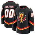 Kamcf Custom C.Flames Black Alternate Premium Jerseys