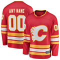 Kamcf Custom C.Flames Red Home Breakaway Jerseys