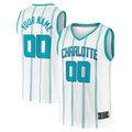 Kamcf Custom C.Hornets White Fast Break Custom Replica Jerseys - Association Edition