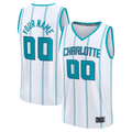 Kamcf Custom C.Hornets White Fast Break Jerseys - Icon Edition