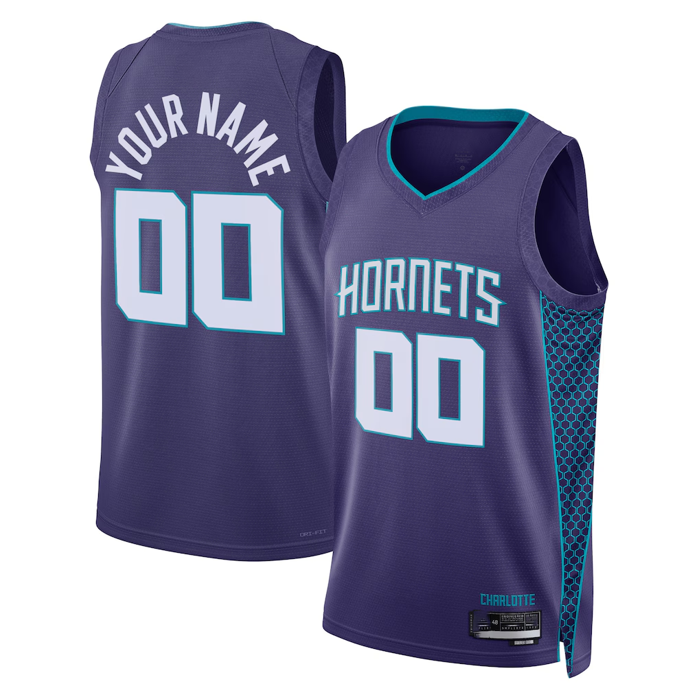 Kamcf Custom C.Hornets Purple 202223 Swingman Jerseys - Statement Edition