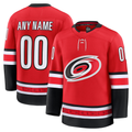 Kamcf Custom C.Hurricanes Red Alternate Premium Stitched Jerseys