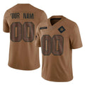 Kamcf Custom D.Cowboys Brown Salute to Service Limited Home Game Any Name & Numbers Stitched Jerseys