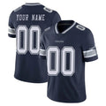 Kamcf Custom D.Cowboys Navy Vapor Untouchable Limited Home Game Any Name & Numbers Stitched Jerseys