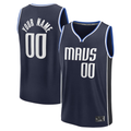 Kamcf Custom D.Mavericks  Navy Fast Break Jerseys - Statement Edition