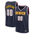 Kamcf Custom D.Nuggets  Navy Fast Break Jerseys - Icon Edition