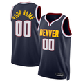 Kamcf Custom D.Nuggets Navy Swingman Jerseys - Icon Edition
