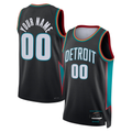 Kamcf Custom D.Pistons Charcoal 202526 City Edition Swingman Jerseys