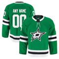 Kamcf Custom D.Stars Kelly Green Home Authentic Pro Jerseys