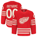 Kamcf Custom DR.Wings Red Anniversary Authentic Pro Jerseys