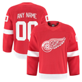 Kamcf Custom DR.Wings Red Home Authentic Pro Jerseys