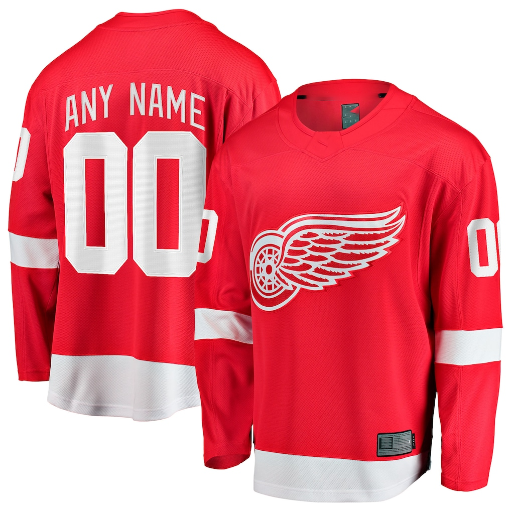 Kamcf Custom DR.Wings Red Home Breakaway Jerseys