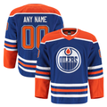 Kamcf Custom E.Oilers Royal Home Authentic Pro Jerseys