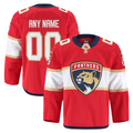 Kamcf Custom F.Panthers Red Home Authentic Pro Jerseys