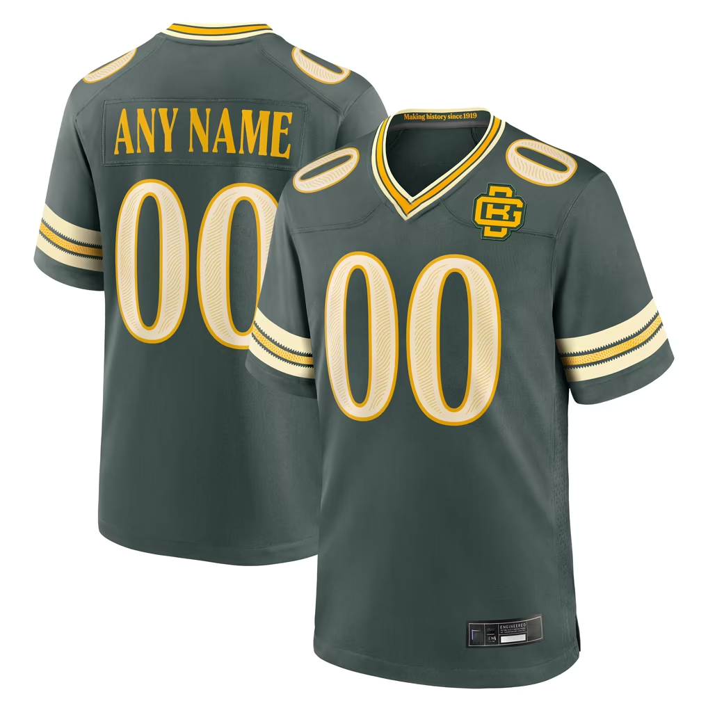 KamcfCustom GB.Packers Green 2026 Rivalries Collection Game Stitched Jerseys