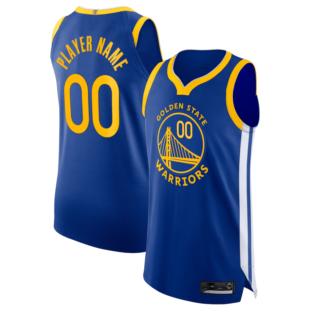 Kamcf Custom GS.Warriors Blue 202021 Authentic Jerseys - Icon Edition