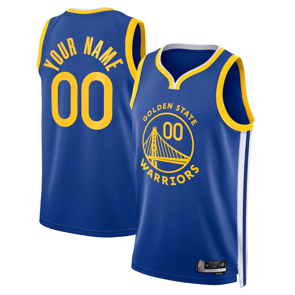 Kamcf Custom GS.Warriors Royal Swingman Jerseys - Icon Edition