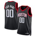 Kamcf Custom H.Rockets White Swingman Stitched Jerseys- Association Edition