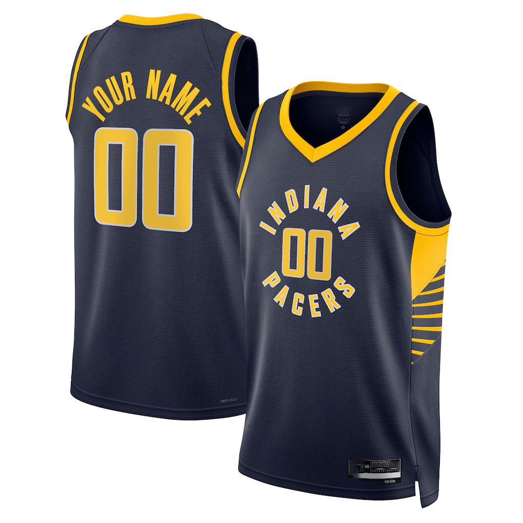 Kamcf Custom I.Pacers Navy 202223 Swingman Jerseys - Icon Edition