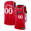 Kamcf Custom L.Clippers Red 202425 Swingman Stitched Jerseys- Statement Edition