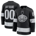 Kamcf Custom LA.Kings Black Alternate Premium Jerseys