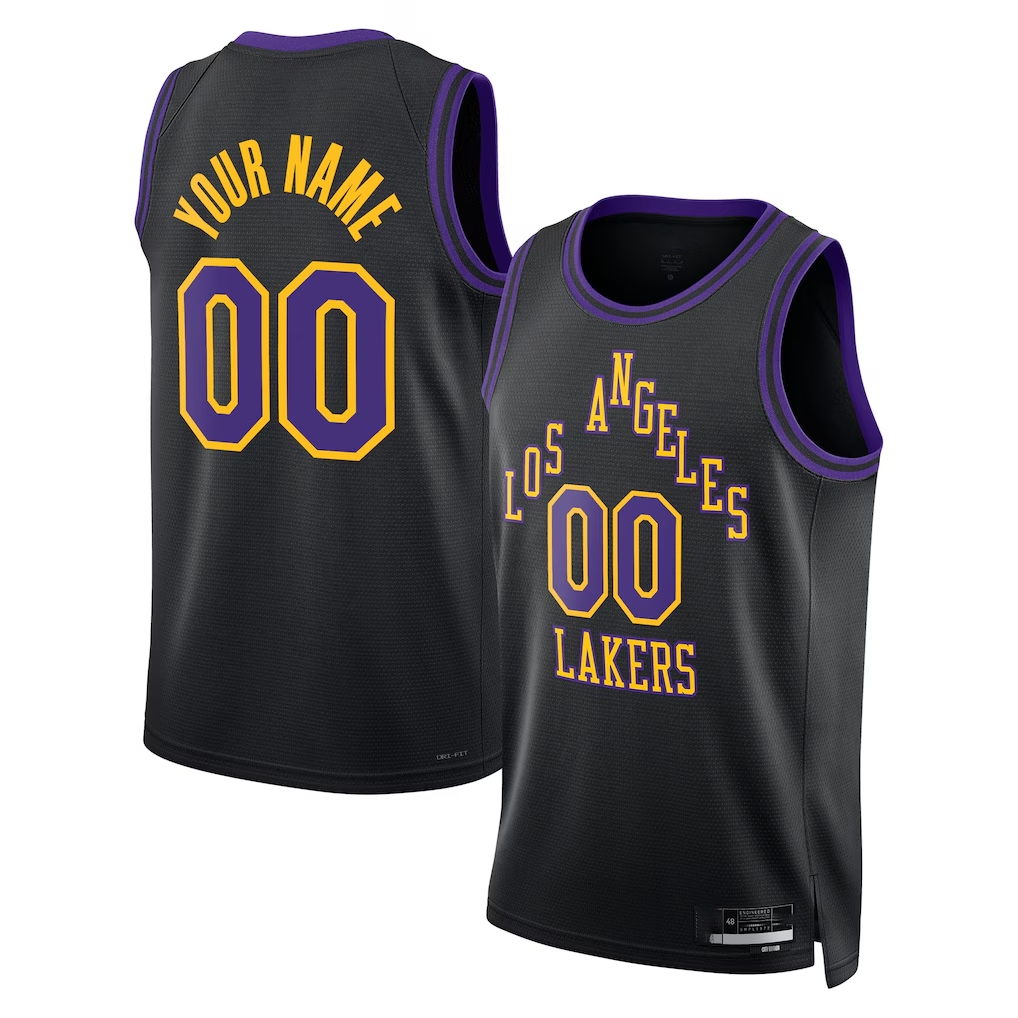 Kamcf Custom LA.Lakers 202526 City Edition Swingman Stitched Jerseys