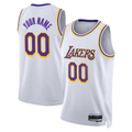 Kamcf Custom LA.Lakers White Swingman Stitched Jerseys - Association Edition