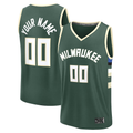 Kamcf Custom M.Bucks Green Fast Break Jerseys - Icon Edition
