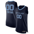Kamcf Custom M.Grizzlies Navy 202021 Authentic Stitched Jerseys- Icon Edition