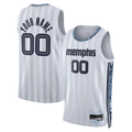 Kamcf Custom M.Grizzlies White 202526 City Edition Swingman Stitched Jerseys