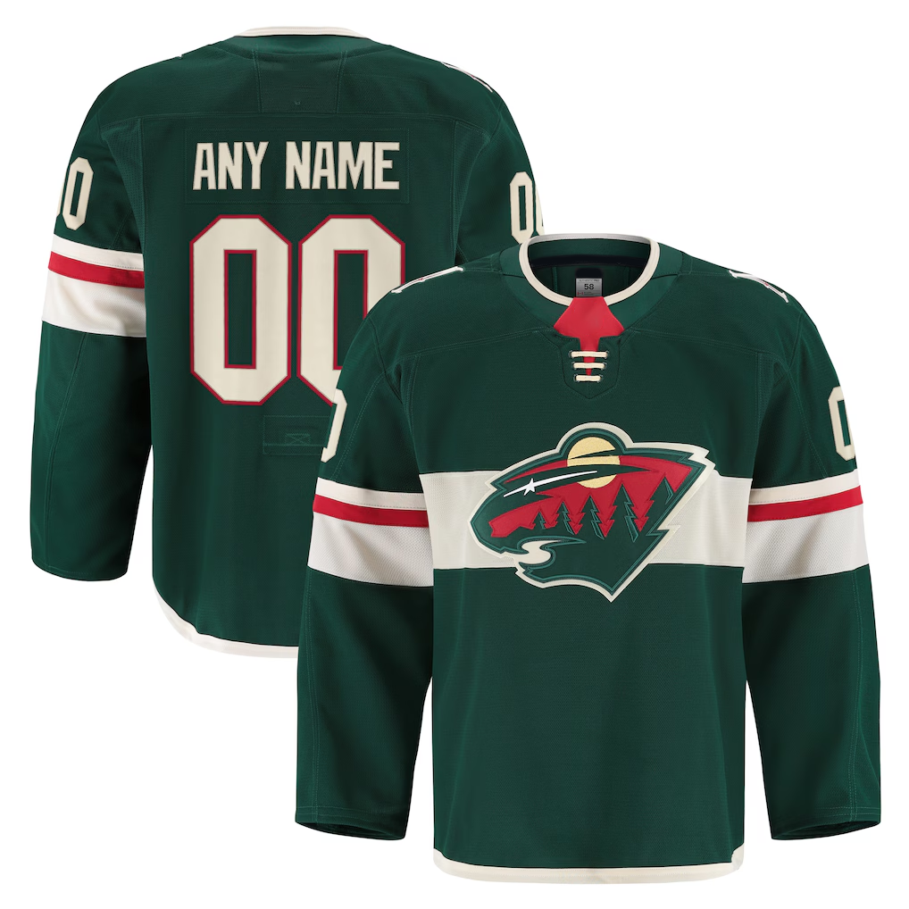 Kamcf Custom M.Wild Green Home Authentic Pro Jerseys