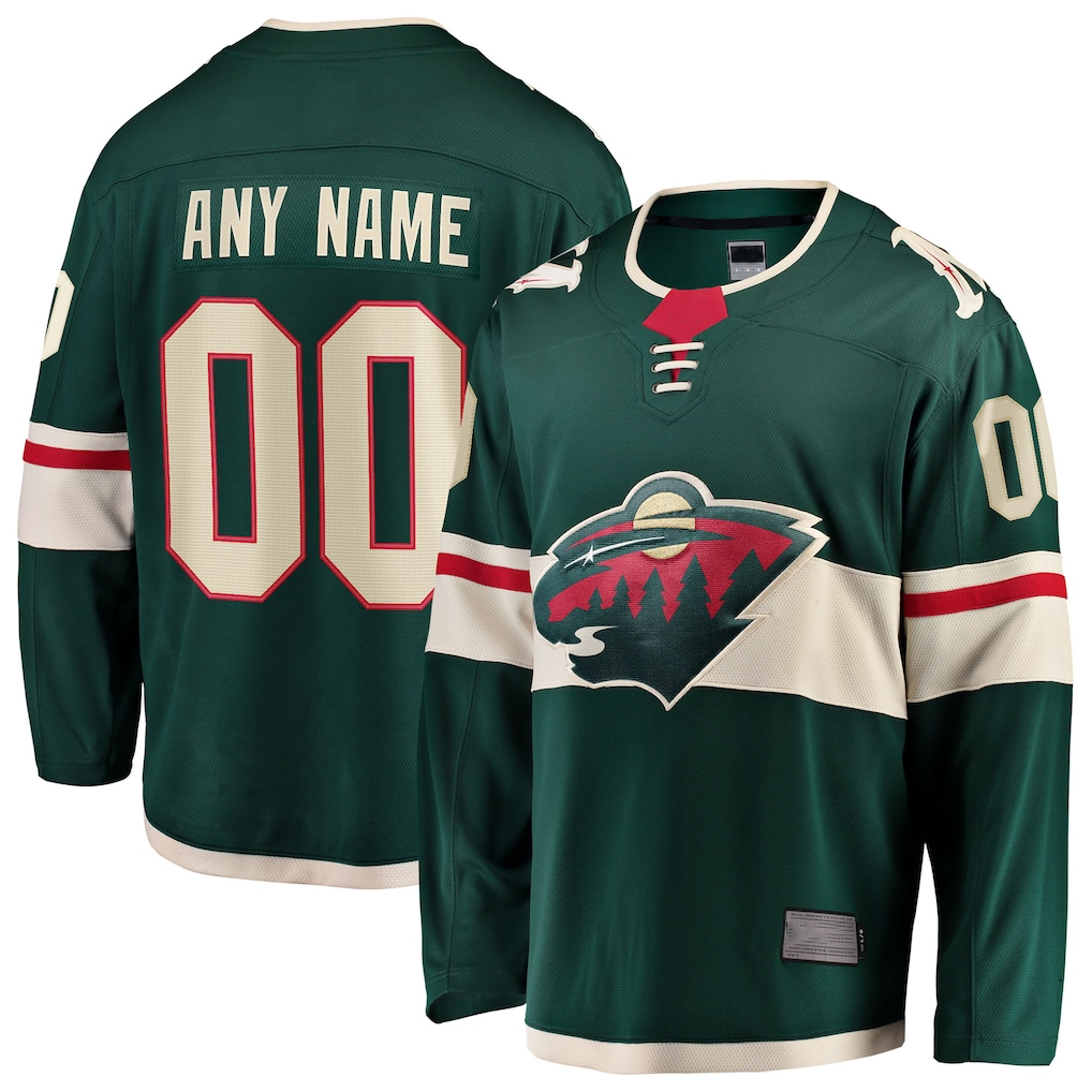 Kamcf Custom M.Wild Green Home Breakaway Jerseys