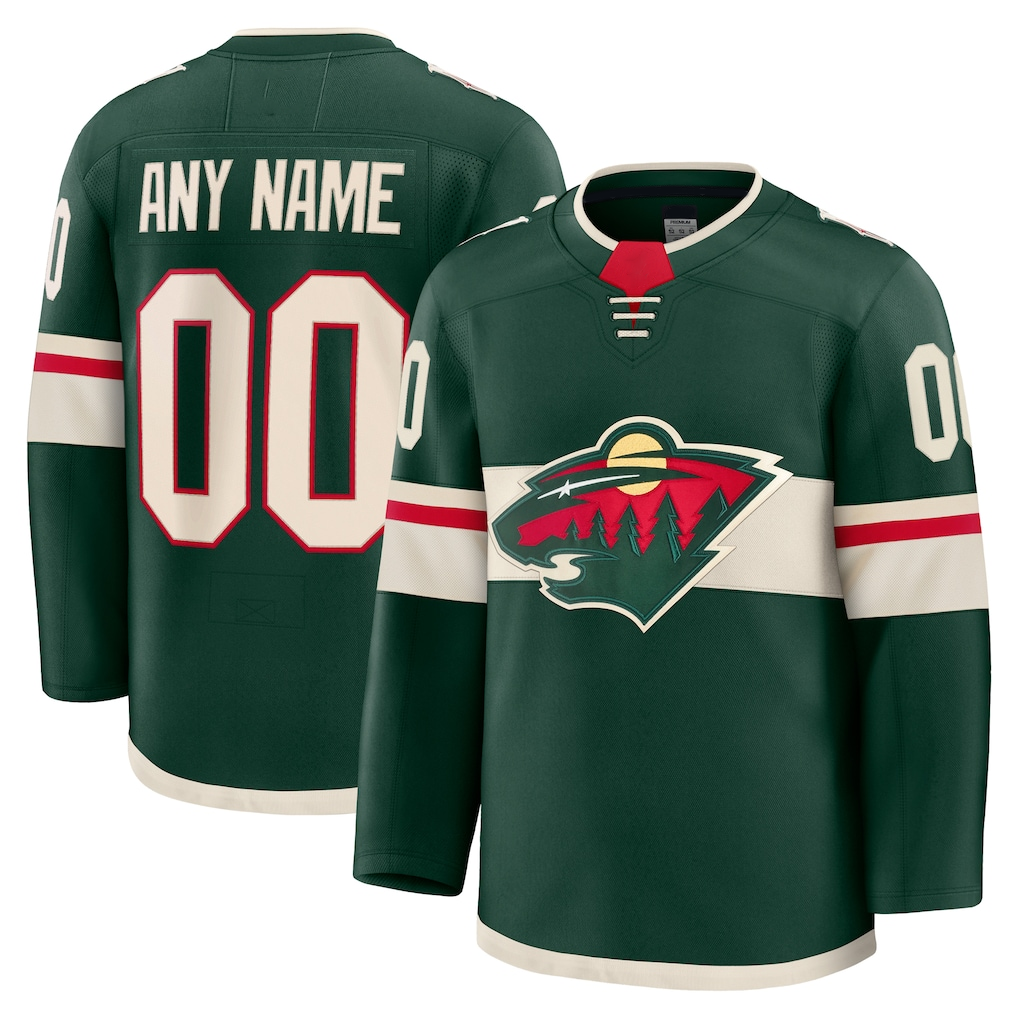 Kamcf Custom M.Wild Green Home Premium Jerseys