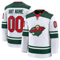 Kamcf Custom M.Wild White Away Premium Jerseys